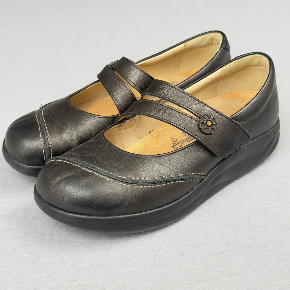 Finn Comfort Women's Mary Jane Leather Comfort Shoes Size 6.5 W‎